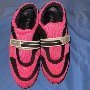 Prada sneakers hot pink